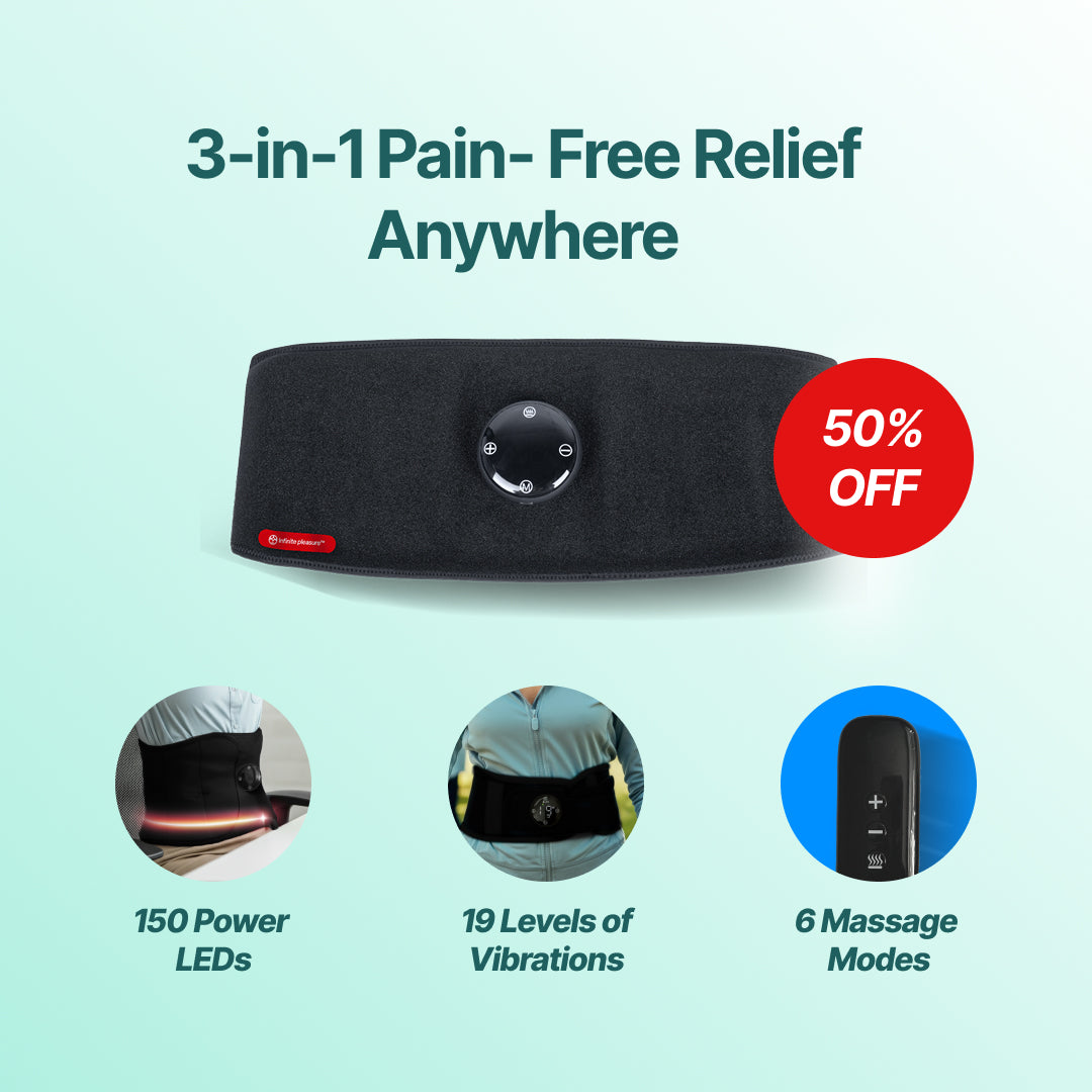 Lumbar Massage Belt With Infrared 150 LEDs
