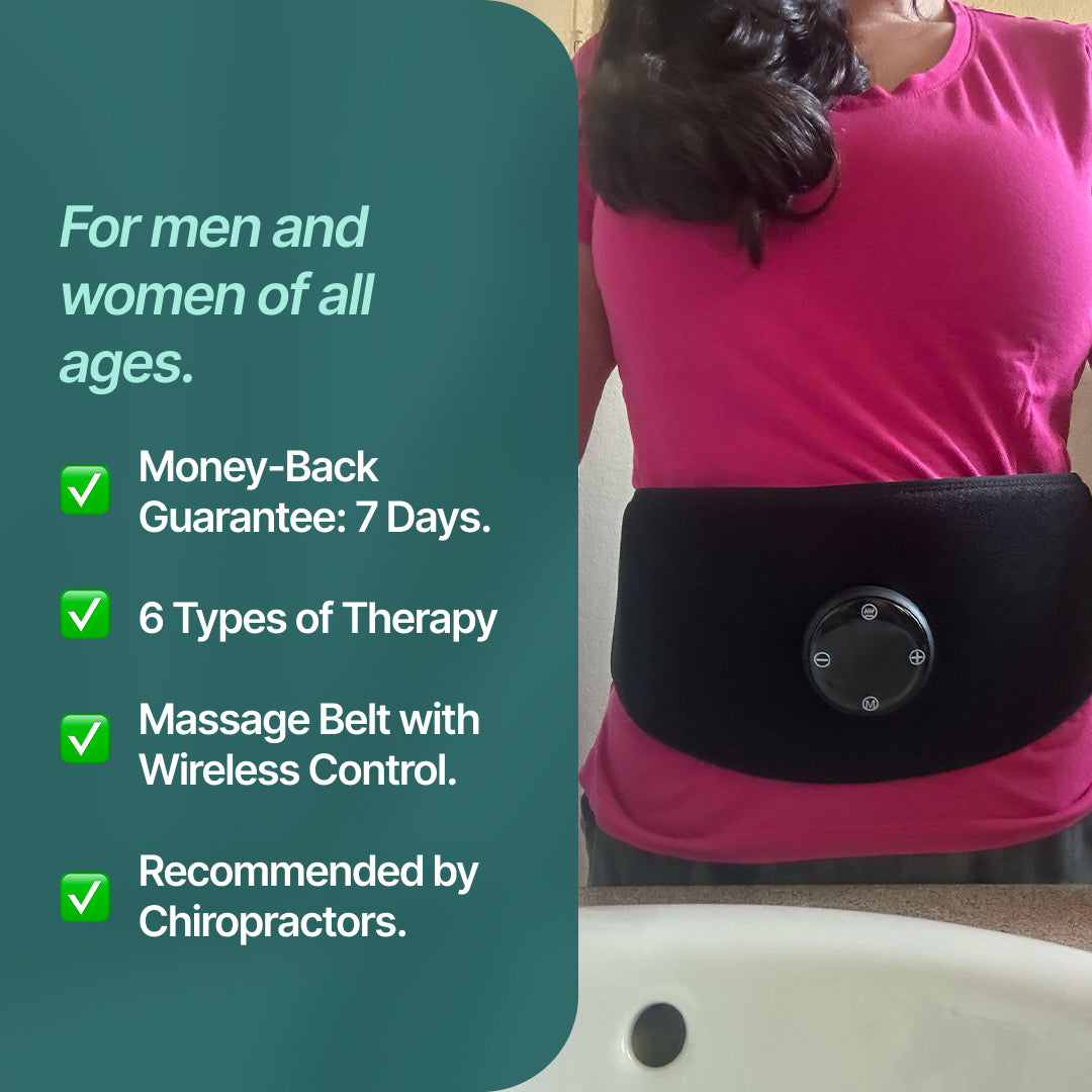 Lumbar Massage Belt With Infrared 150 LEDs