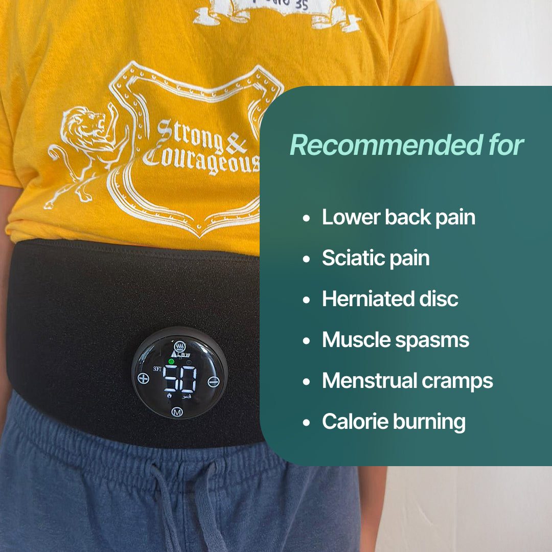 Lumbar Massage Belt With Infrared 150 LEDs