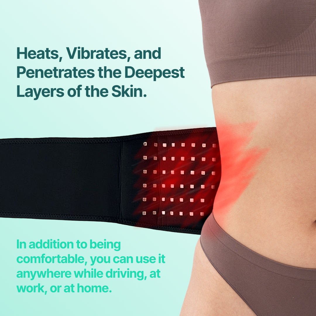 Lumbar Massage Belt With Infrared 150 LEDs