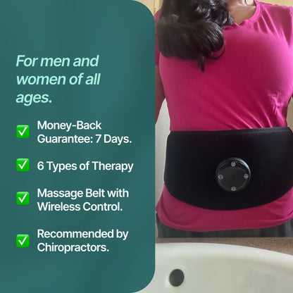 Lumbar Massage Belt With Infrared 150 LEDs